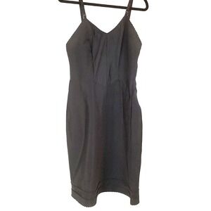 Vintage Sears Roebuck and Co dress slip‎ size 14 38 bust 1960's black